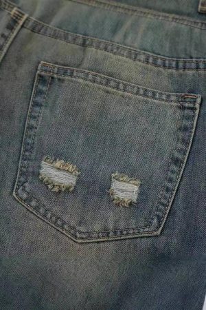 Concert Outfit Icon Graffiti Print Jeans