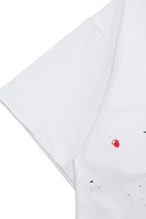 Concert Outfit Ink-Splashed Sun God Worn T-Shirt