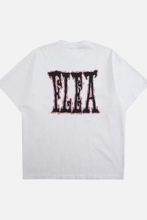 Concert Outfit Ink-Splashed Sun God Worn T-Shirt