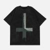 Concert Outfit Inverted Cross Print Tee