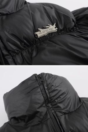 Concert Outfit Irregular Split Pleats Winter Coat