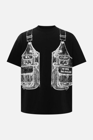 Concert Outfit Jacket Print Graphic T-Shirt