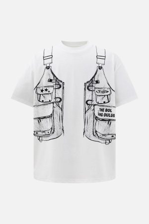 Concert Outfit Jacket Print Graphic T-Shirt