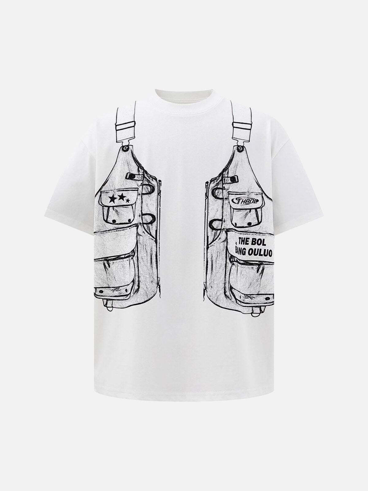 Concert Outfit Jacket Print Graphic T-Shirt Concert Outfit Jacket Print Graphic T-Shirt