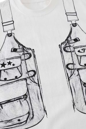 Concert Outfit Jacket Print Graphic T-Shirt