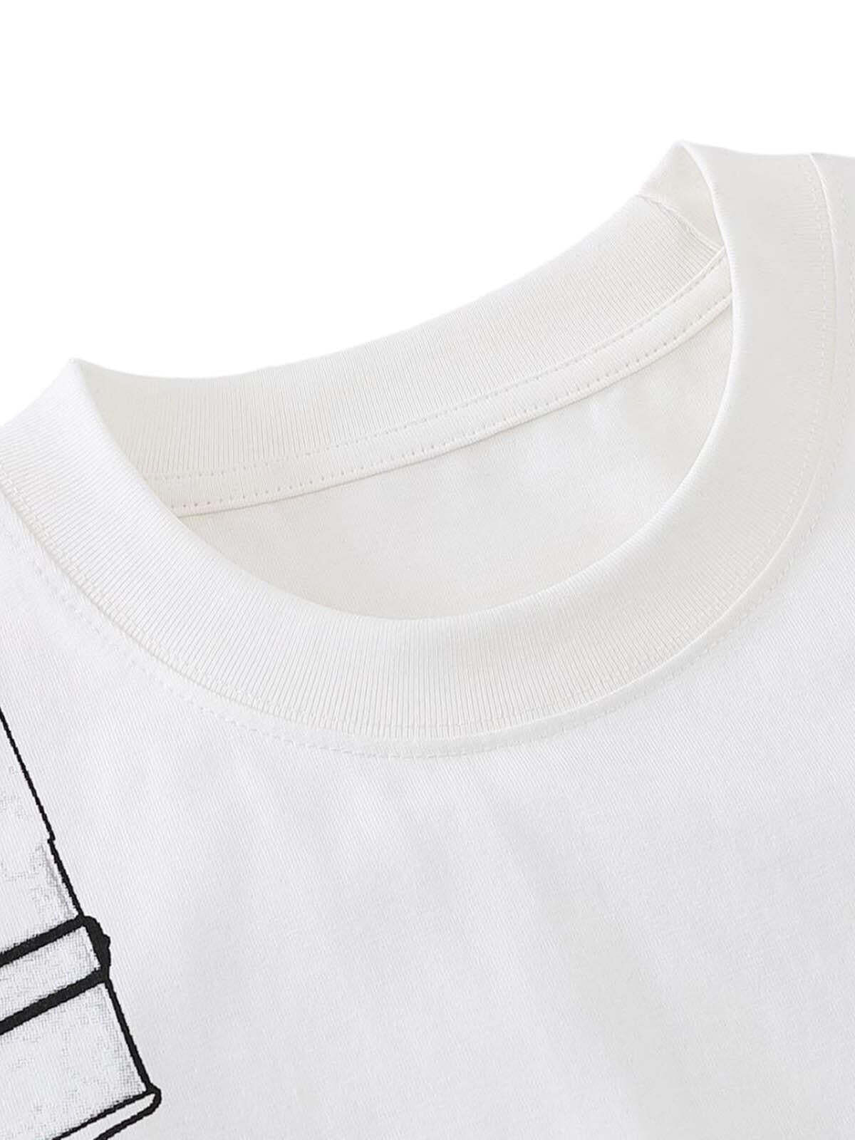 Concert Outfit Jacket Print Graphic T-Shirt Concert Outfit Jacket Print Graphic T-Shirt