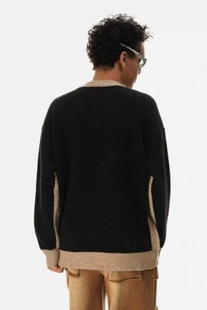 Concert Outfit Jacquard Butterfly Sweater