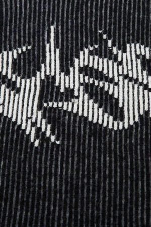 Concert Outfit Jacquard Half Turtleneck Knitted Sweater