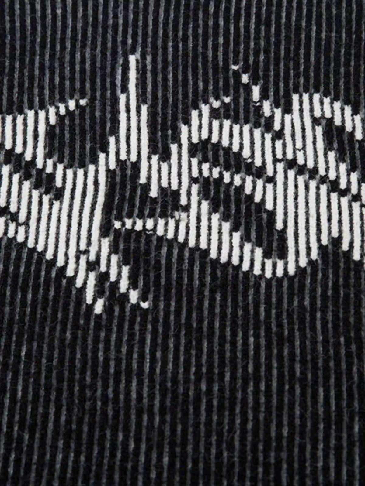 Concert Outfit Jacquard Half Turtleneck Knitted Sweater Concert Outfit Jacquard Half Turtleneck Knitted Sweater