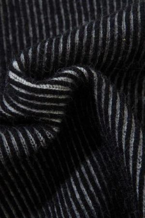 Concert Outfit Jacquard Half Turtleneck Knitted Sweater