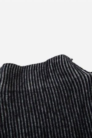 Concert Outfit Jacquard Half Turtleneck Knitted Sweater