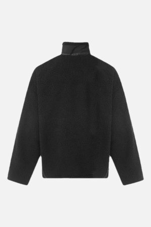 Concert Outfit Jacquard Stand Collar Sherpa Jacket