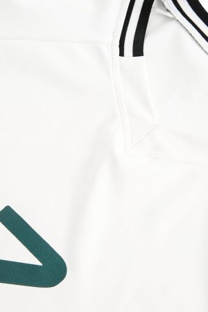 Concert Outfit Jersey Contrast Color Stitching Long Sleeve T-Shirt