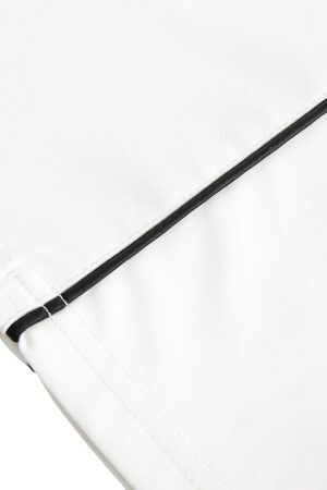 Concert Outfit Jersey Contrast Color Stitching Long Sleeve T-Shirt