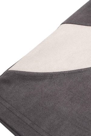 Concert Outfit Jersey Deconstructed Contrast Color Stitching Print T-Shirt