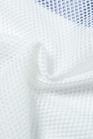 Concert Outfit Jersey Mesh Blouse Hollow T-Shirt