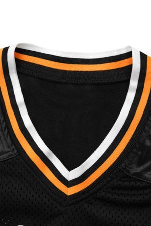 Concert Outfit Jersey Print Oversize V-Neck T-Shirt