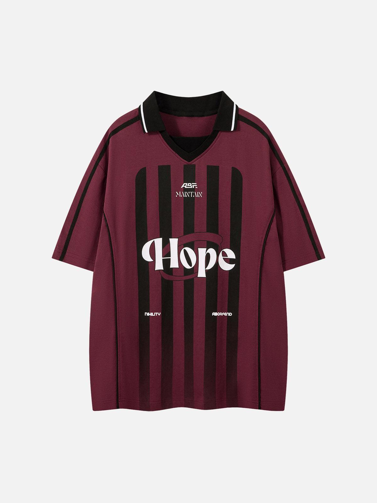 Concert Outfit Jersey Print Short-Sleeve Polo Shirt Concert Outfit Jersey Print Short-Sleeve Polo Shirt