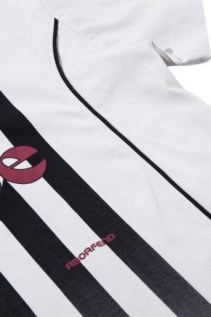 Concert Outfit Jersey Print Short-Sleeve Polo Shirt