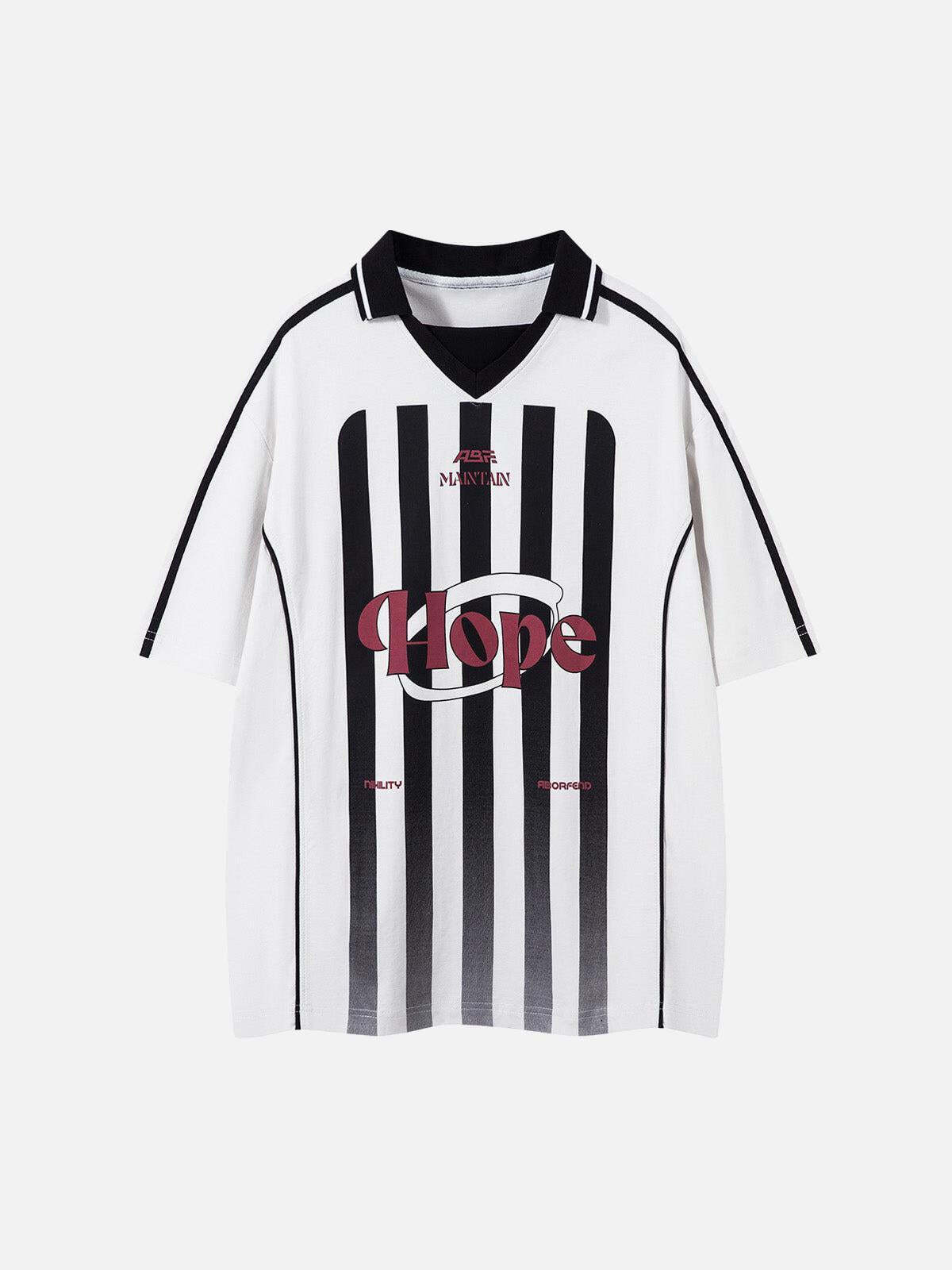 Concert Outfit Jersey Print Short-Sleeve Polo Shirt Concert Outfit Jersey Print Short-Sleeve Polo Shirt