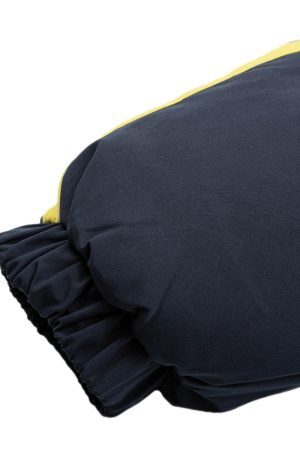 Concert Outfit Jersey Stand Collar Embroidered Quilted Puffer Jacket