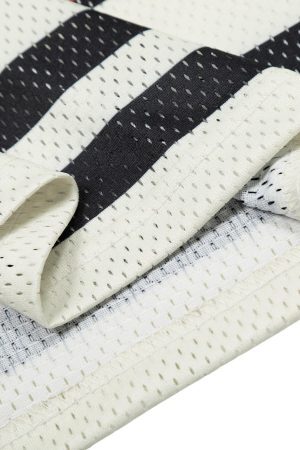 Concert Outfit Jersey Style Flame Print T-Shirt