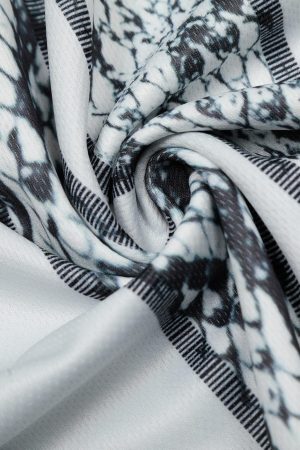 Concert Outfit Jersey Style Snake Print T-Shirt