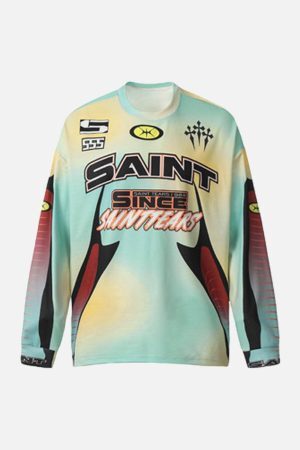 Concert Outfit Jersey Tie-Dye Long Sleeves T-Shirt