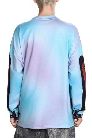 Concert Outfit Jersey Tie-Dye Long Sleeves T-Shirt