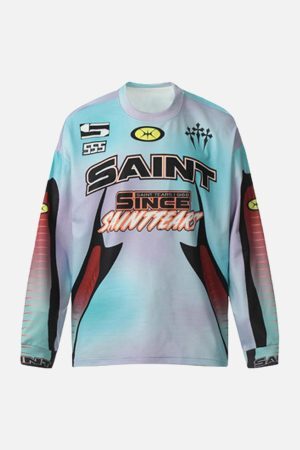 Concert Outfit Jersey Tie-Dye Long Sleeves T-Shirt