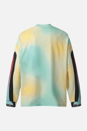 Concert Outfit Jersey Tie-Dye Long Sleeves T-Shirt
