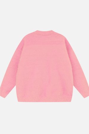 Concert Outfit Kitten Jacquard Mohair Sweater