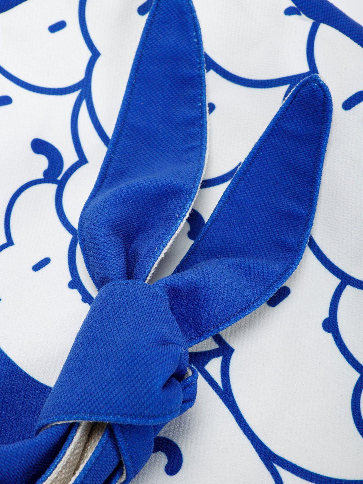 Concert Outfit Klein Blue Cartoon Pattern Canvas Bag Concert Outfit Klein Blue Cartoon Pattern Canvas Bag