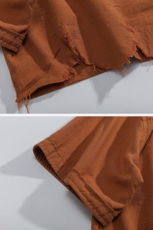 Concert Outfit Labeling Splicing Tee