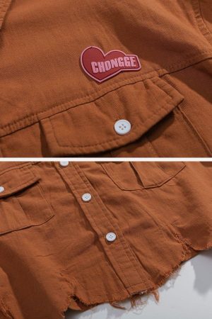 Concert Outfit Labeling Splicing Tee