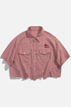 Concert Outfit Labeling Splicing Tee