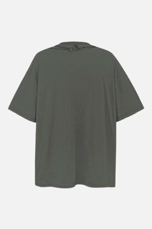 Concert Outfit Layered Chains Graphic Print Tee