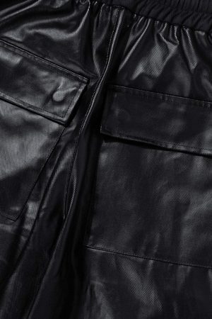 Concert Outfit Layered Three-Dimensional Pocket Wide-Leg Flared Pants