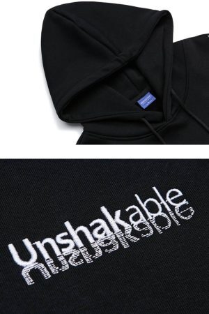 Concert Outfit Lazy Style Letter Embroidery Hoodie