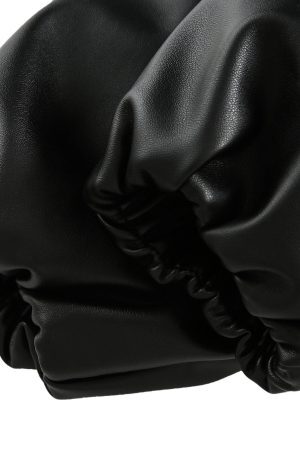 Concert Outfit Leather Pink Fur Hooded Quilted Jacket