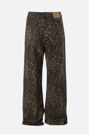 Concert Outfit Leopard Print Jeans