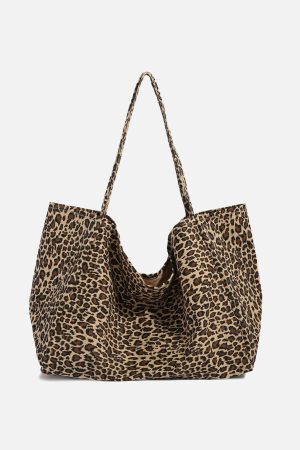 Concert Outfit Leopard Print Tote Bag