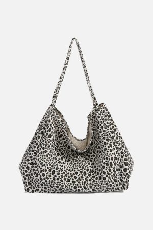 Concert Outfit Leopard Print Tote Bag
