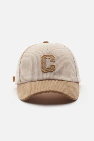 Concert Outfit Letter C Patchwork Hat
