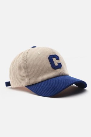 Concert Outfit Letter C Patchwork Hat