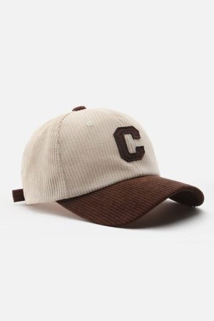 Concert Outfit Letter C Patchwork Hat