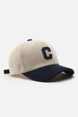 Concert Outfit Letter C Patchwork Hat