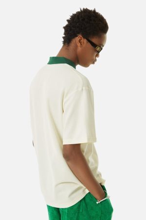 Concert Outfit Letter Embroidered Polo Shirt