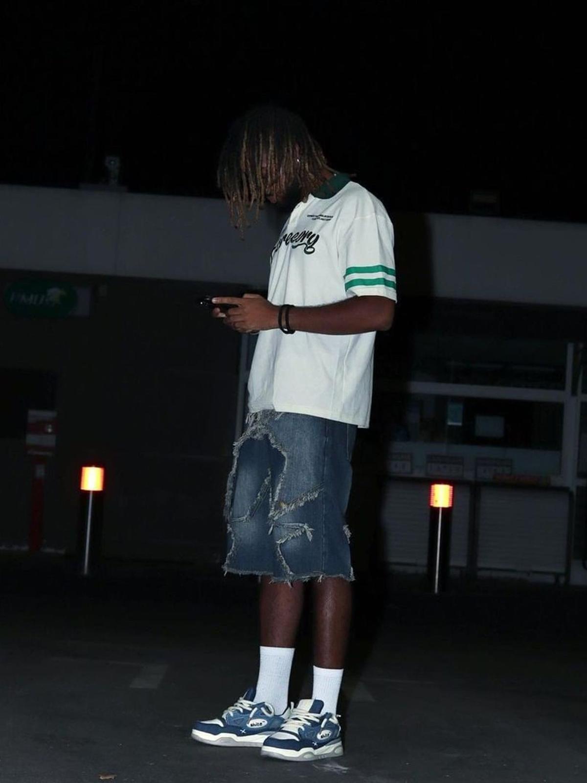 Concert Outfit Letter Embroidered Polo Shirt Concert Outfit Letter Embroidered Polo Shirt