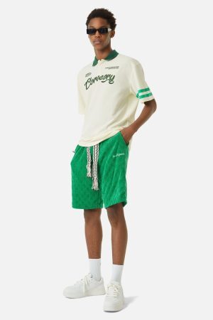 Concert Outfit Letter Embroidered Polo Shirt